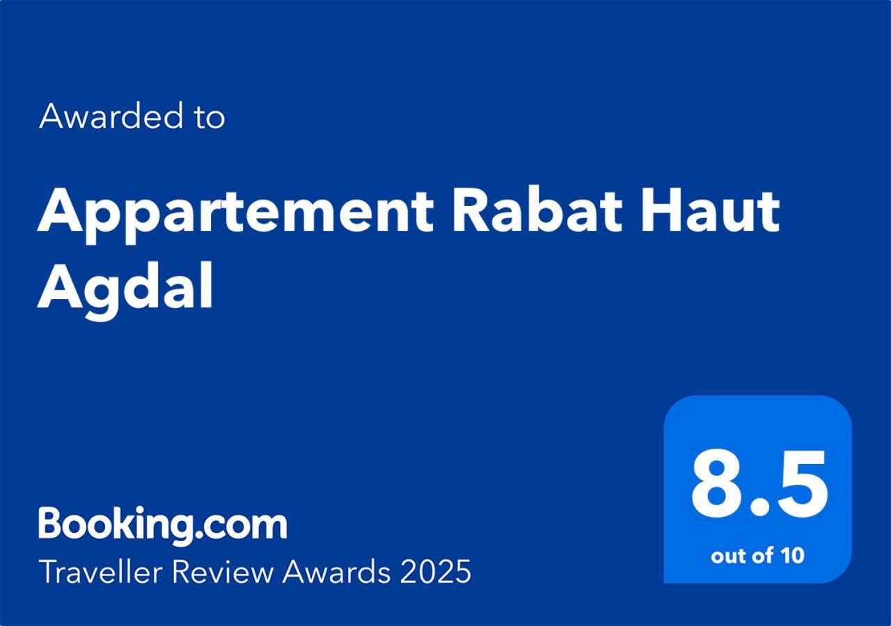 Cosy Appartement Rabat Haut Agdal Exterior photo